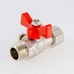 Кран шаровой Valtec для подключения манометра нар-вн 1/2"х3/8" VT.806.N.0403
