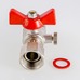 Кран шаровой Valtec для подключения манометра нар-вн 1/2"х3/8" VT.806.N.0403