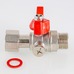 Кран шаровой Valtec для подключения манометра нар-вн 1/2"х3/8" VT.806.N.0403