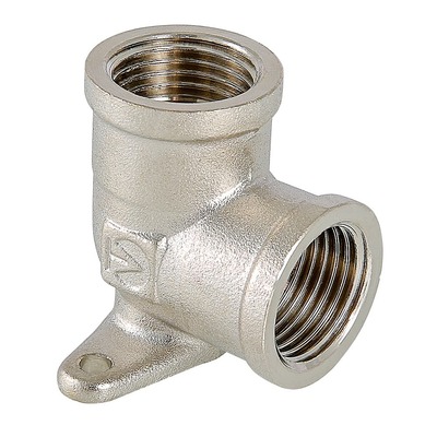 Угольник резьбовой Valtec с креплением (водорозетка) вн-вн 1/2" VTr.751.N.0004