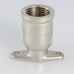 Угольник резьбовой Valtec с креплением (водорозетка) вн-вн 1/2" VTr.751.N.0004
