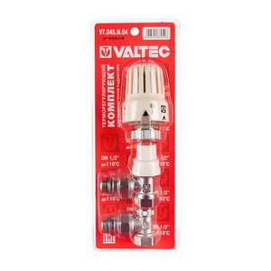 Комплект терморегулирующего оборудования Valtec для радиатора угловой вн-нар 1/2" VT.045.N.04