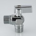 Кран шаровой Valtec угловой для подключения бытовой техники нар-нар 1/2"х1/2" VT.392.N.04