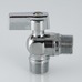 Кран шаровой Valtec угловой для подключения бытовой техники нар-нар 1/2"х1/2" VT.392.N.04