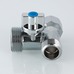 Тройник Valtec бытовой с шаровым краном вн-нар-нар 1/2"х3/4"х1/2" VT.256.N.04