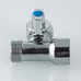 Тройник Valtec бытовой с шаровым краном вн-нар-нар 1/2"х3/4"х1/2" VT.256.N.04