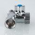 Тройник Valtec бытовой с шаровым краном вн-нар-нар 1/2"х3/4"х1/2" VT.256.N.04