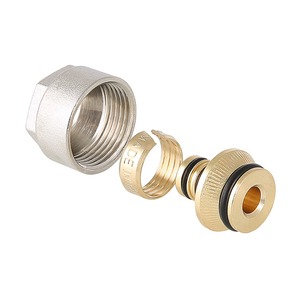 Фитинг коллекторный Valtec для металлопластиковой трубы вн 16 мм X 3/4" евроконус VT.4420.NE.16