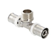 Пресс-фитинг Valtec тройник НАР 26х1"х26 VTm.233.N.260626