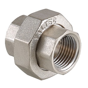 Фитинг резьбовой Valtec муфта разъёмная с накидной гайкой вн-вн 1" VTr.340.N.0006