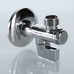 Кран шаровой Valtec угловой с фильтром для подключения WC нар-нар 1/2"х1/2" VT.282.N.0404