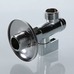 Кран шаровой Valtec угловой с фильтром для подключения WC нар-нар 1/2"х1/2" VT.282.N.0404