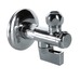 Кран шаровой Valtec угловой с фильтром для подключения WC нар-нар 1/2"х1/2" VT.282.N.0404