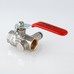 Кран шаровой Valtec с дренажем и воздухоотводчиком вн-вн 1" Base VT.245.N.06