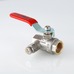 Кран шаровой Valtec с дренажем и воздухоотводчиком вн-вн 1" Base VT.245.N.06