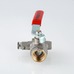 Кран шаровой Valtec с дренажем и воздухоотводчиком вн-вн 1" Base VT.245.N.06