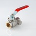 Кран шаровой Valtec с дренажем и воздухоотводчиком вн-вн 1" Base VT.245.N.06