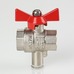 Кран шаровой Valtec для подключения датчика температуры 1/2" VT.247.N.04