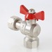 Кран шаровой Valtec угловой с накидной гайкой вн 1/2"х1/2" VT.266.N.0404