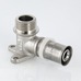 Прес-фітінг Valtec кутовий з кріпленням водорозетка НАР 16х1/2" VTm.255.N.001604