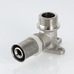 Прес-фітінг Valtec кутовий з кріпленням водорозетка НАР 16х1/2" VTm.255.N.001604