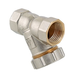 Фильтр механической очистки Valtec косой с заглушкой вн-вн 1" VT.193.N.06