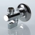 Кран шаровой Valtec угловой с фильтром для подключения смесителя нар-нар 1/2"хМ10 VT.282.N.0410
