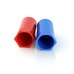Комплект пробок Valtec PPR длинных НАР 1/2" (красная+синяя) VTp.792.M.04