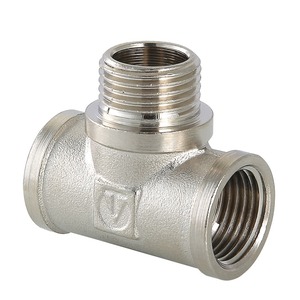 Фитинг резьбовой Valtec тройник вн-нар-вн 1/2" VTr.132.N.0004
