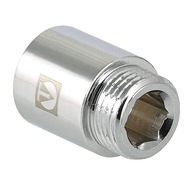 Фитинг резьбовой Valtec удлинитель хромированный вн-нар 3/4"х80 мм VTr.198.C.0580