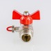 Кран шаровой Valtec для подключения манометра нар-вн 1/2"х1/4" VT.806.N.0402 