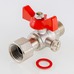 Кран шаровой Valtec для подключения манометра нар-вн 1/2"х1/4" VT.806.N.0402 