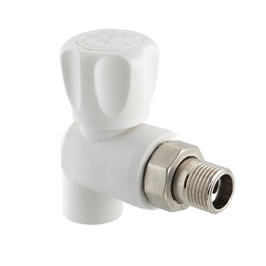 Кран шаровой Valtec радиаторный полипропиленовый угловой 25х3/4" VTp.718.0.02505
