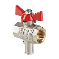 Кран шаровой Valtec для подключения датчика температуры вн-вн 1" VT.247.N.06