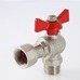 Кран шаровой Valtec угловой с накидной гайкой вн-нар 1/2"х1/2" VT.267.N.0404