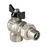 Кран шаровой Valtec усиленный угловой с полусгоном вн-нар 1/2" Perfect VT.328.N.04