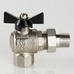 Кран шаровой Valtec усиленный угловой с полусгоном вн-нар 1/2" Perfect VT.328.N.04