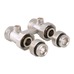 Узел для нижнего подключения радиатора Valtec c комплектом адаптеров 1/2"х3/4" Евроконус VT.345K.N.E04