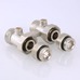 Узел для нижнего подключения радиатора Valtec c комплектом адаптеров 1/2"х3/4" Евроконус VT.345K.N.E04