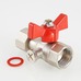 Кран шаровой Valtec для подключения манометра вн-вн 1/2"х1/4" VT.807.N.0402