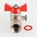 Кран шаровой Valtec для подключения манометра вн-вн 1/2"х1/4" VT.807.N.0402