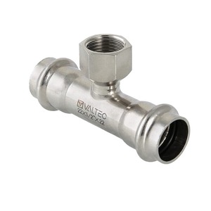 Пресс-фитинг Valtec из нержавеющей стали-тройник вн 22х1/2" VTi.932.I.220422