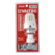 Клапан радиаторный Valtec с термостатической головкой прямой вн-нар 1/2" VT.048.N.04