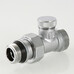 Клапан радиаторный Valtec настроечный прямой (с доп. уплотнением) 1/2", евроконус VT.020.NER.04