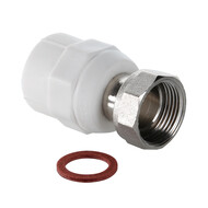 Фитинг полипропиленовый Valtec с накидной гайкой вн 20х1/2" VTp.708.0.02004
