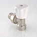 Клапан радиаторный Valtec ручной угловой облегченный вн-нар 3/4" VT.007.LN.05