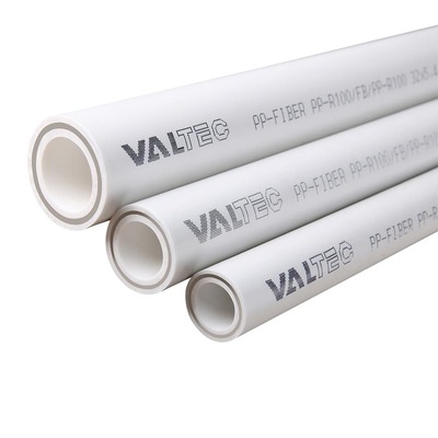 Труба полипропиленовая Valtec, армированная стекловолокном PP-FIBER PN 25 40 мм VTp.700.FB25.40