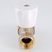 Клапан радиаторный Valtec ручной прямой облегченный вн-нар 3/4" VT.008.LN.05